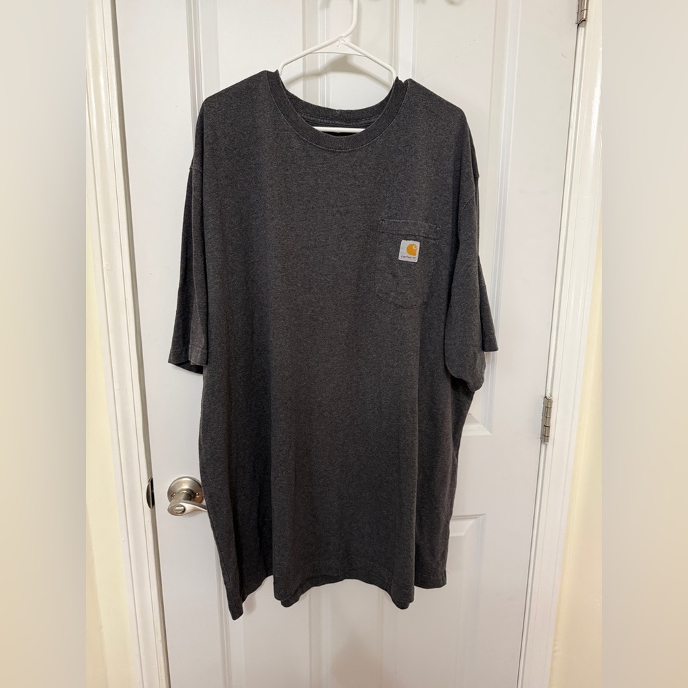 Men’s 3XL Carhartt Gray Pocket T-Shirt